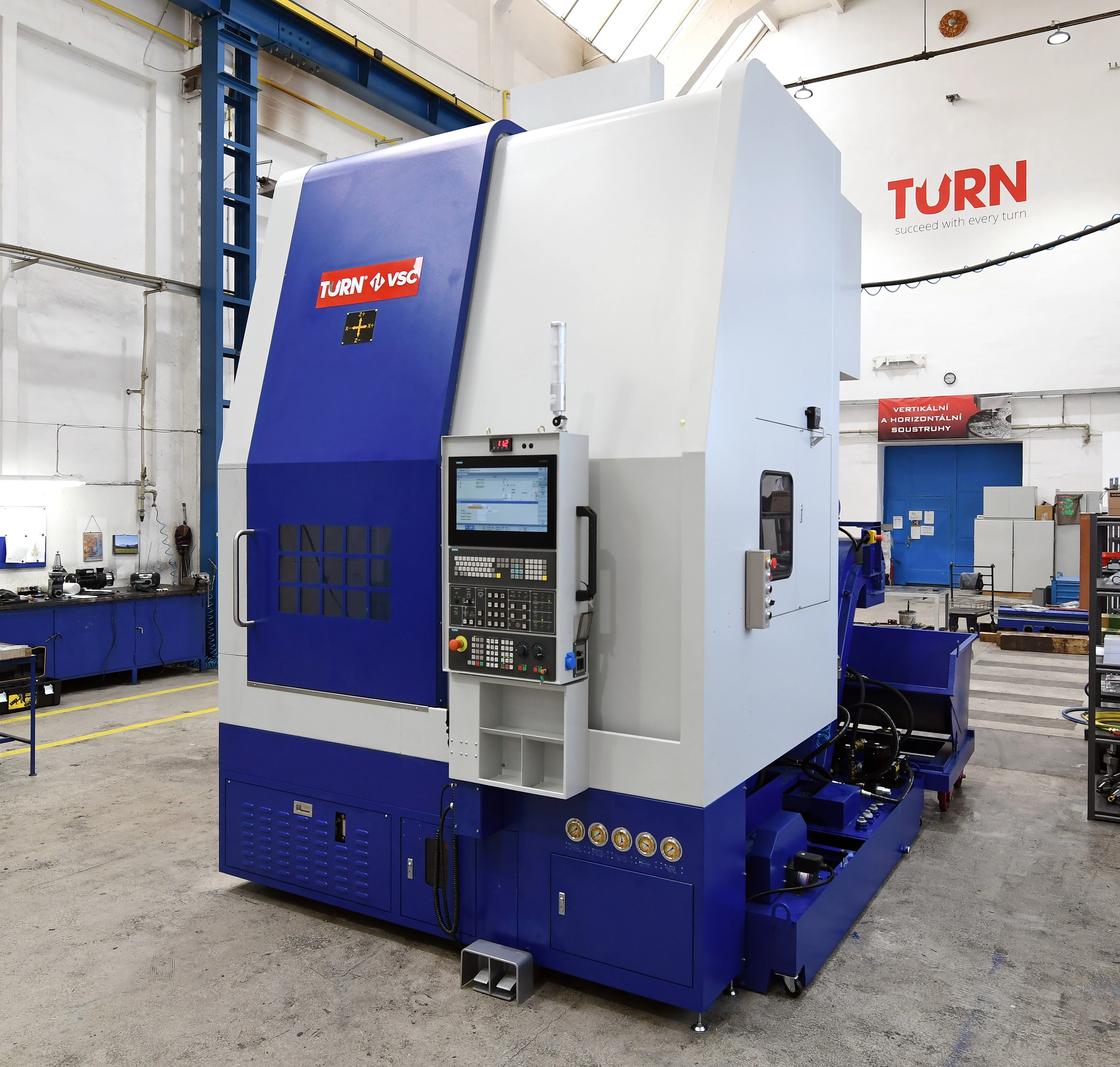 Vertikální soustruh VSC L